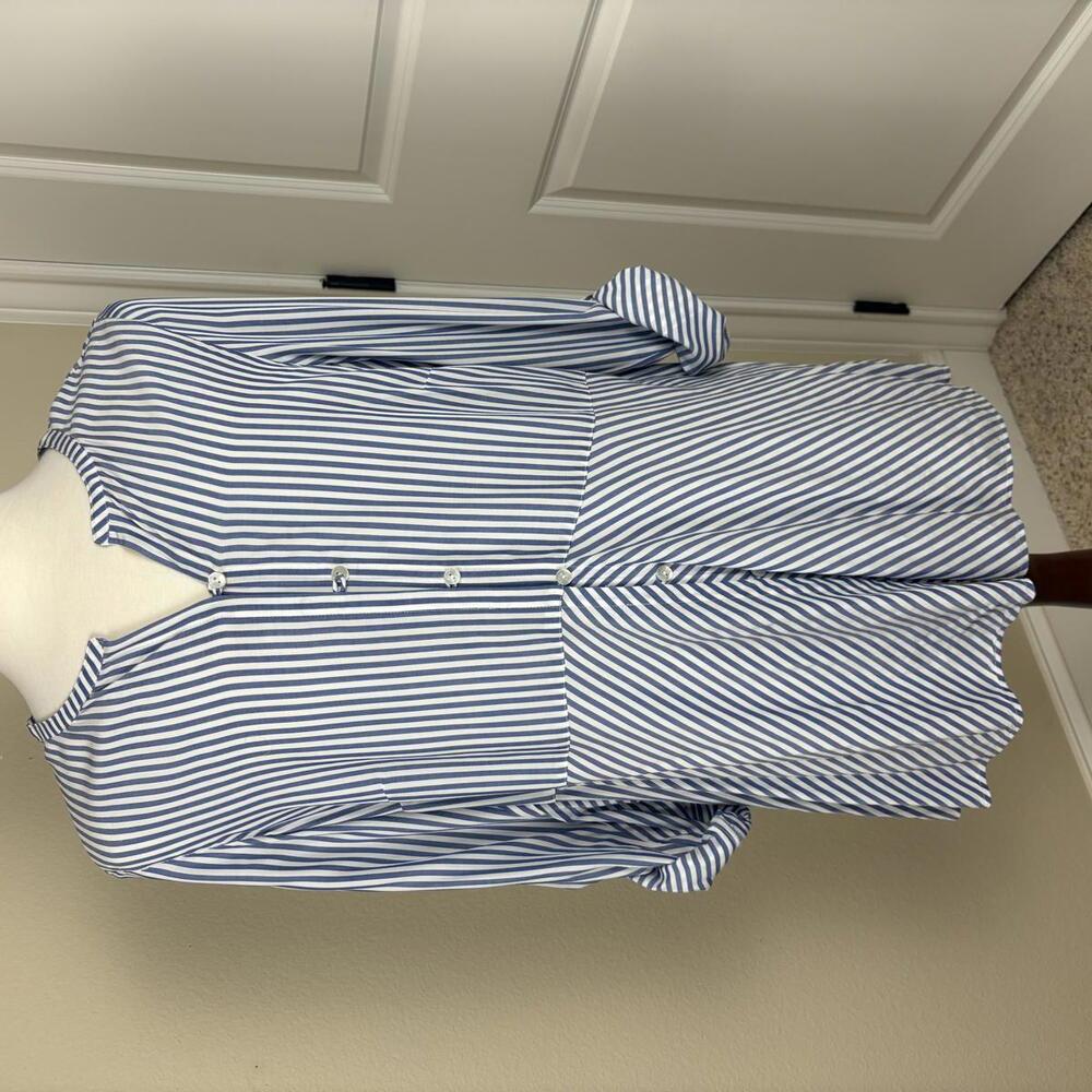 J.Jill Striped Button-Up Top - Size L